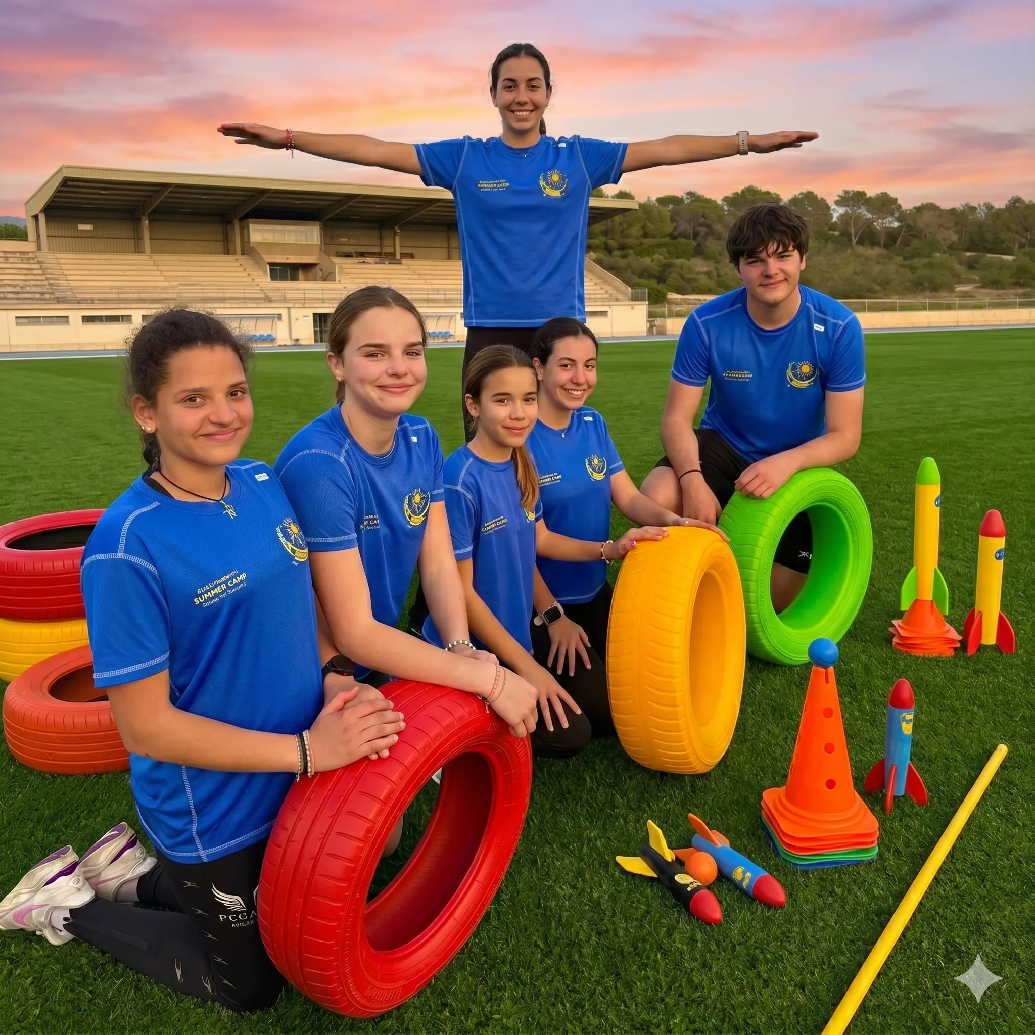 Niños practicando deporte en el Campus Multideporte Palma 2026