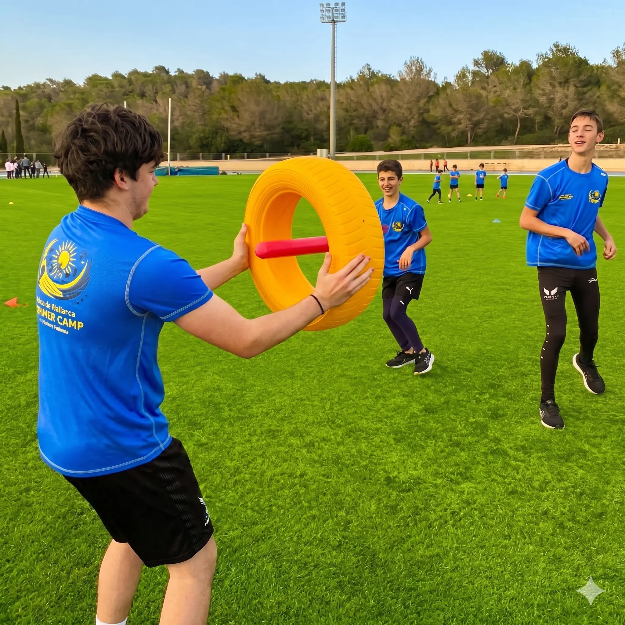 Jóvenes haciendo deporte en el campus de verano en Palma 2026 — CTEIB